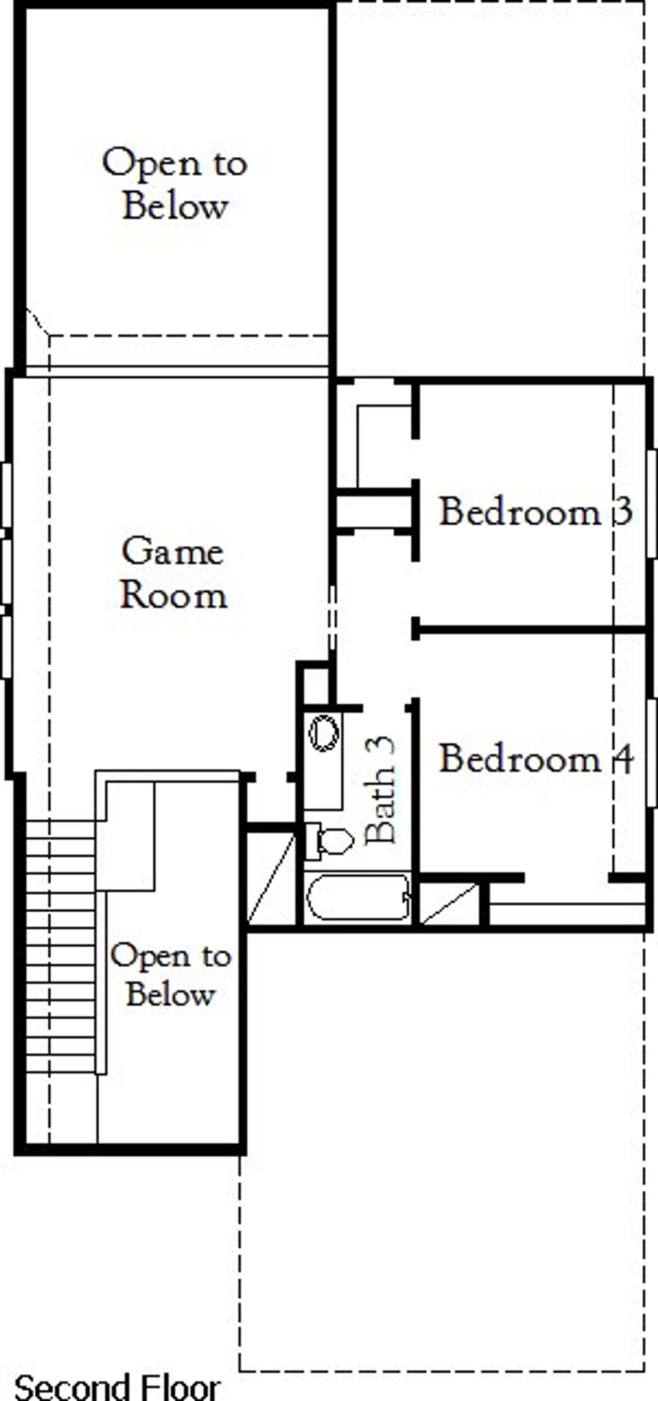 2D floor plan layout for the Polk (2123-DV-30) by Coventry Homes in Heartland, Heartland, TX (Image 2).