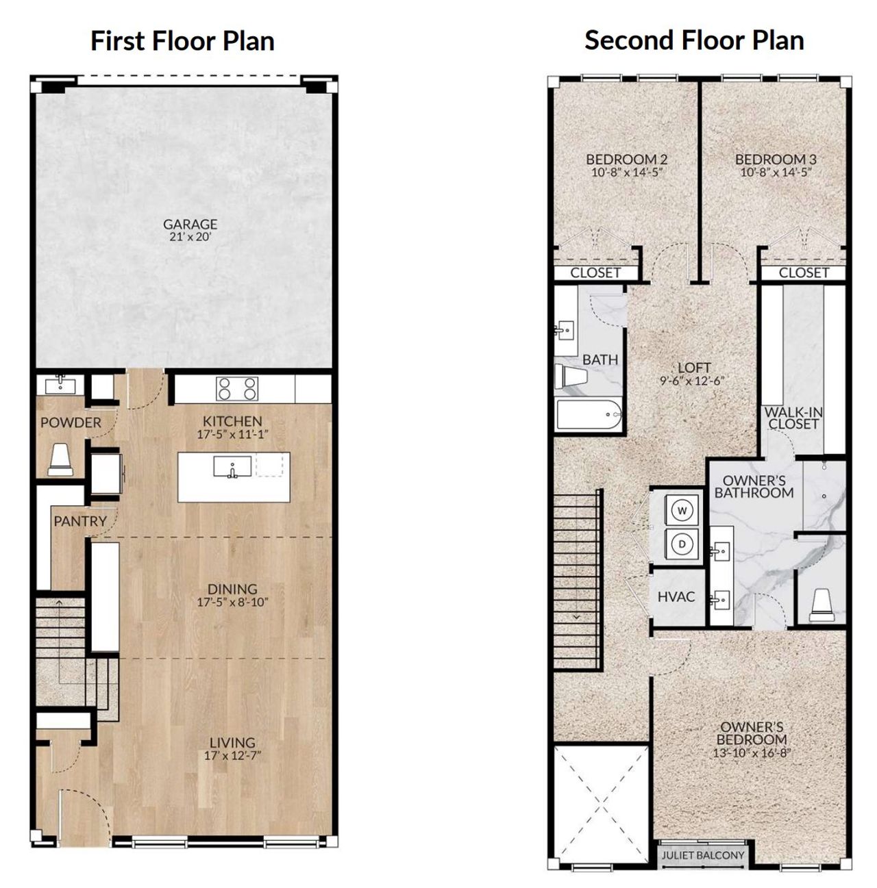 2D floor plan layout for the The Gallery by The New Modern Home in Pecan Grove, Garland, TX (Image 2). 2D floor plan layout for the The Gallery by The New Modern Home in Pecan Grove, Garland, TX (Image 2).