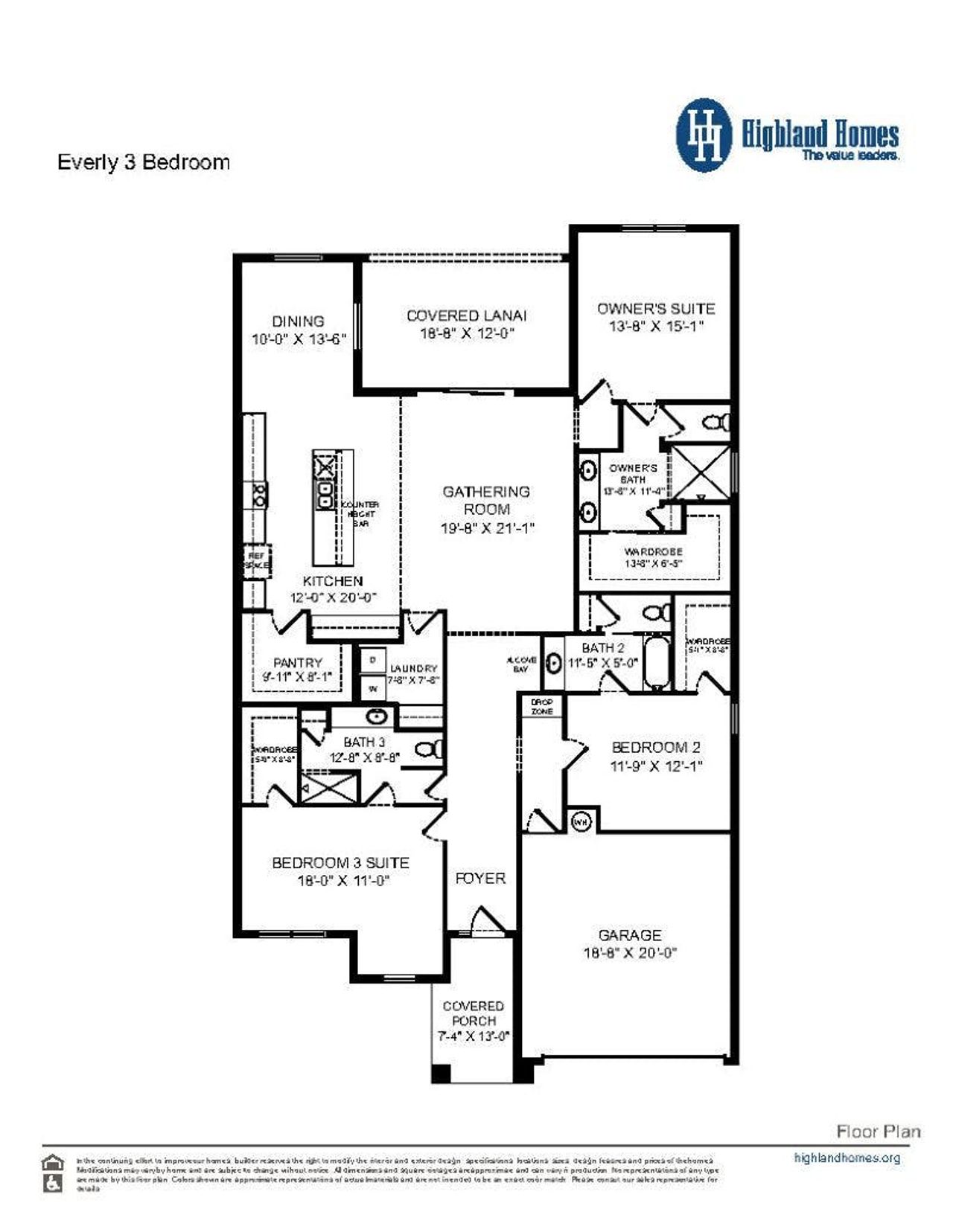 Everly - Home Layout