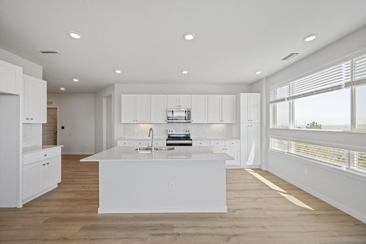 Furnished interior view inside a new home in Grand Vue at Interlocken, Broomfield (Image 2).