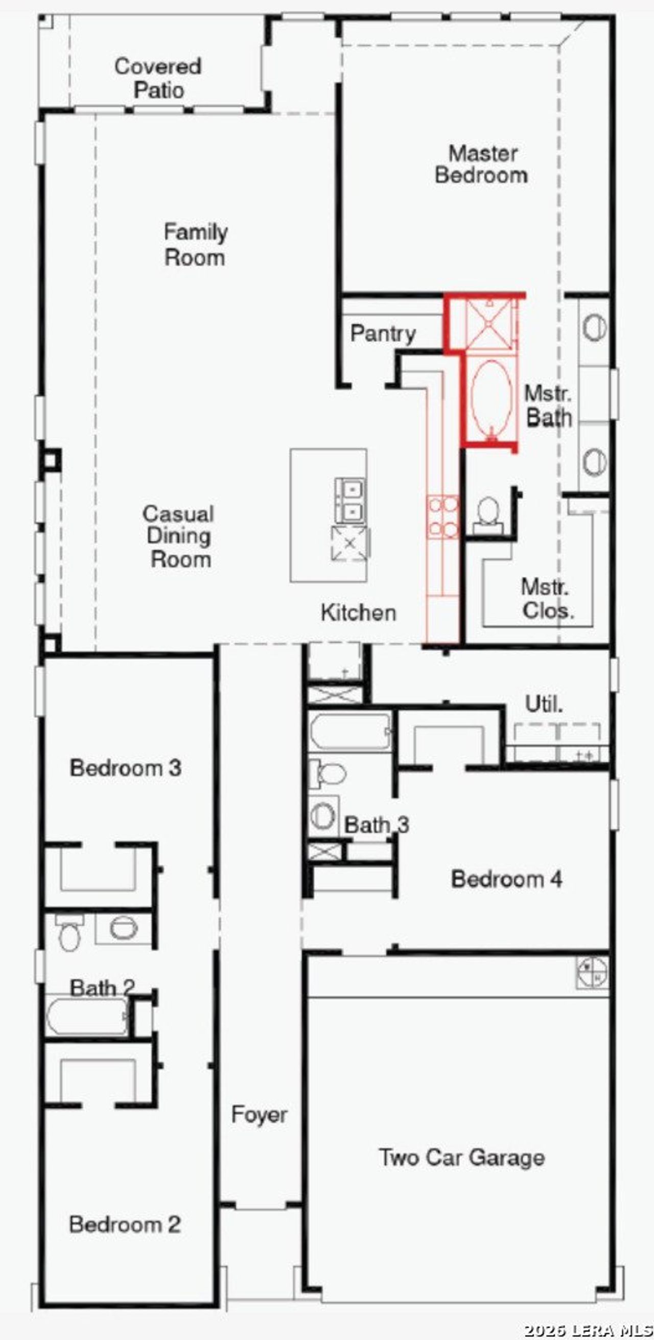 2D floor plan layout of this home in Sunflower Ridge, New Braunfels, TX (Image 2). 2D floor plan layout of this home in Sunflower Ridge, New Braunfels, TX (Image 2).