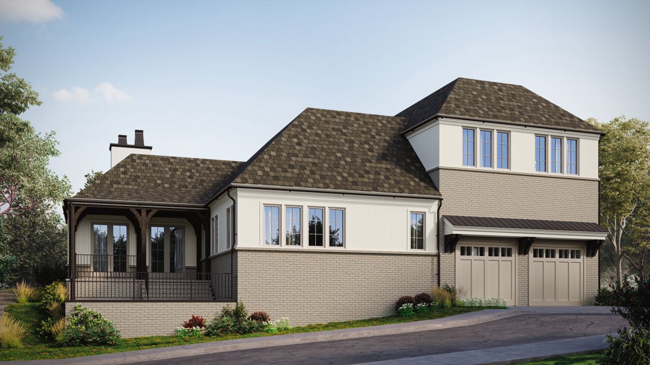 Representative exterior photo of a completed home built from the Amelia by Homes by Dickerson in Pinecrest, Durham, NC (Image 2).
