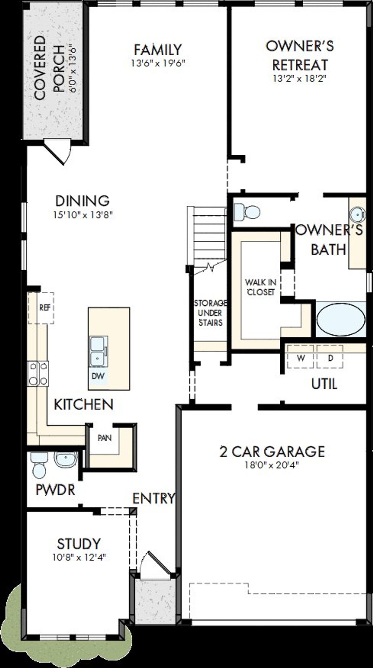 2D floor plan layout of this home in Jordan Ranch - Terrace Collection, Fulshear, TX (Image 2). 2D floor plan layout of this home in Jordan Ranch - Terrace Collection, Fulshear, TX (Image 2).