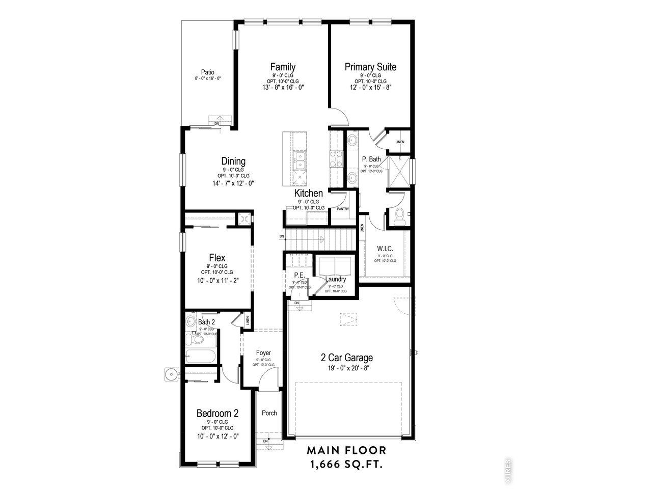 2D floor plan layout of this home in , Fort Collins, CO (Image 2). 2D floor plan layout of this home in , Fort Collins, CO (Image 2).