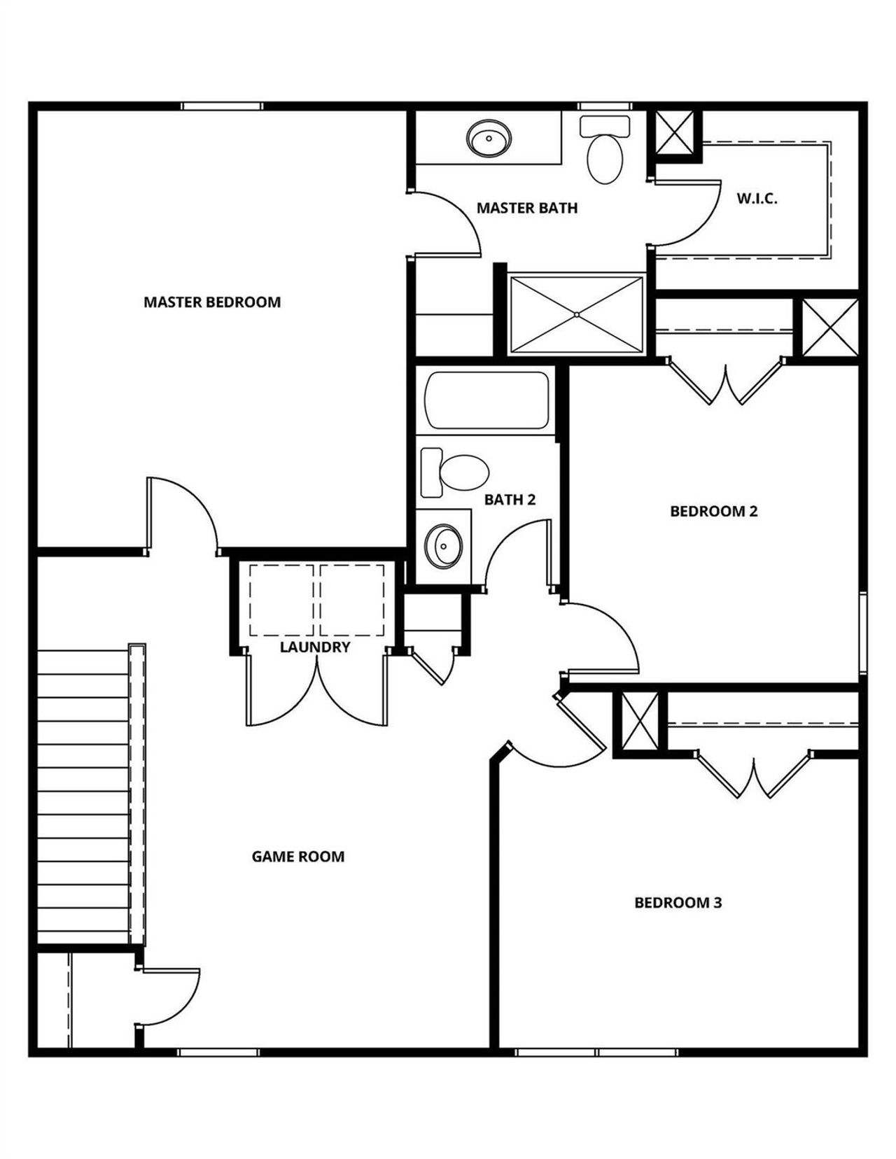 2D floor plan layout of this home in Knights Bridge, Richburg, SC (Image 2). 2D floor plan layout of this home in Knights Bridge, Richburg, SC (Image 2).
