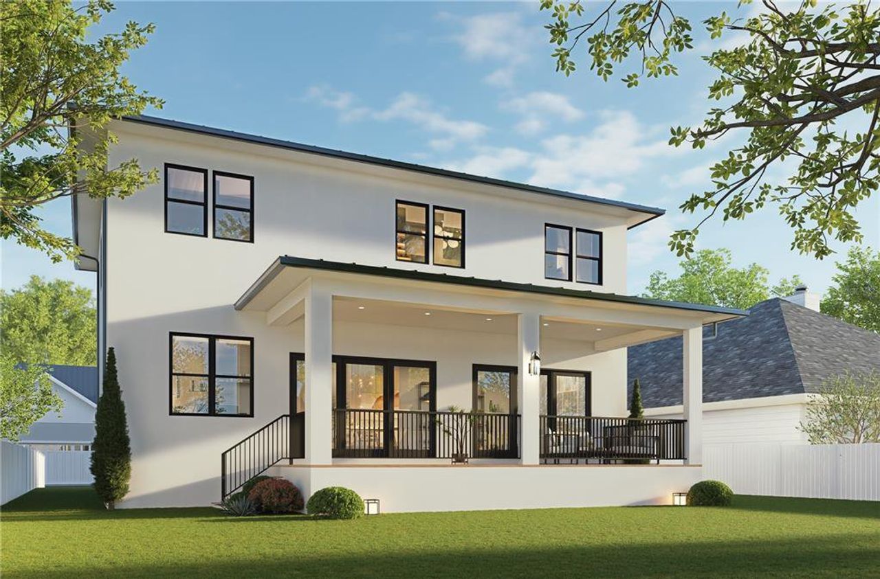 Exterior details and patio area of a home in , Tampa (Image 2).