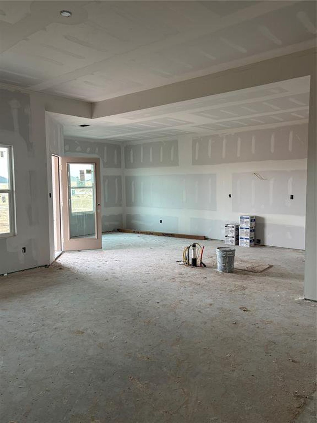 In-progress construction of a new home in , Abilene, TX (Image 2).