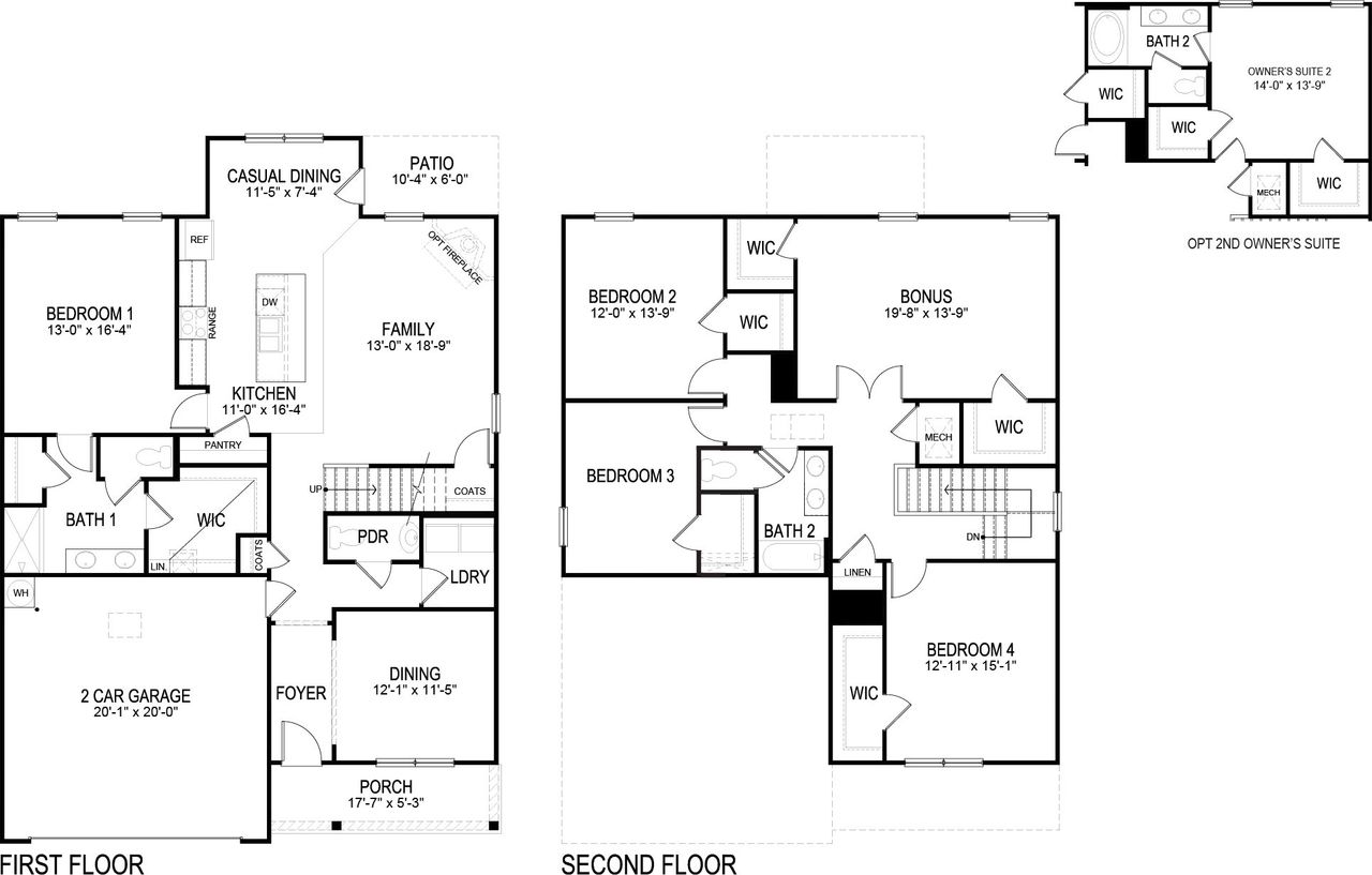 2D floor plan layout of this home in Keebler Meadows, Johnson City, TN (Image 2). 2D floor plan layout of this home in Keebler Meadows, Johnson City, TN (Image 2).