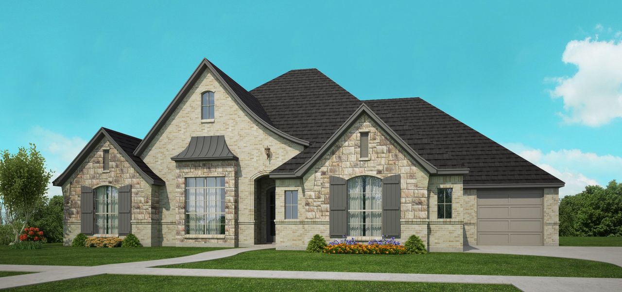 Representative exterior photo of a completed home built from the Cayce by Our Country Homes in Montclair, Lucas, TX (Image 2).