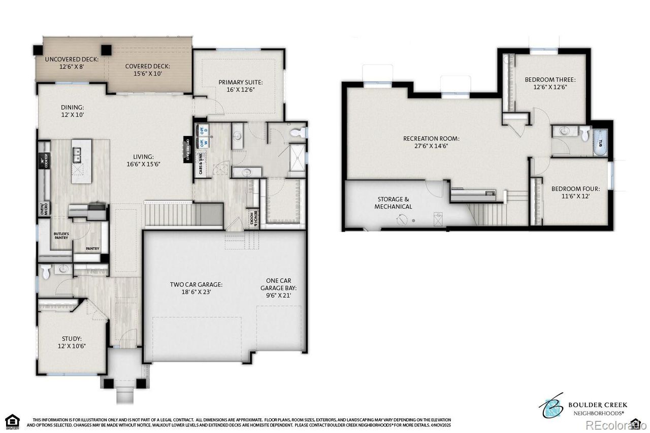 2D floor plan layout of this home in , Fort Collins, CO (Image 2).