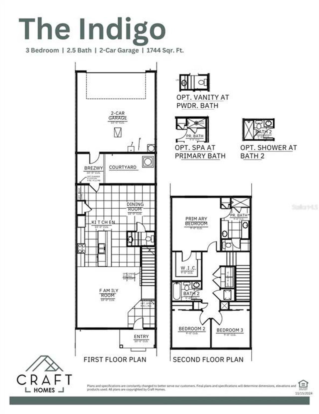 2D floor plan layout of this home in , St. Cloud, FL (Image 2).
