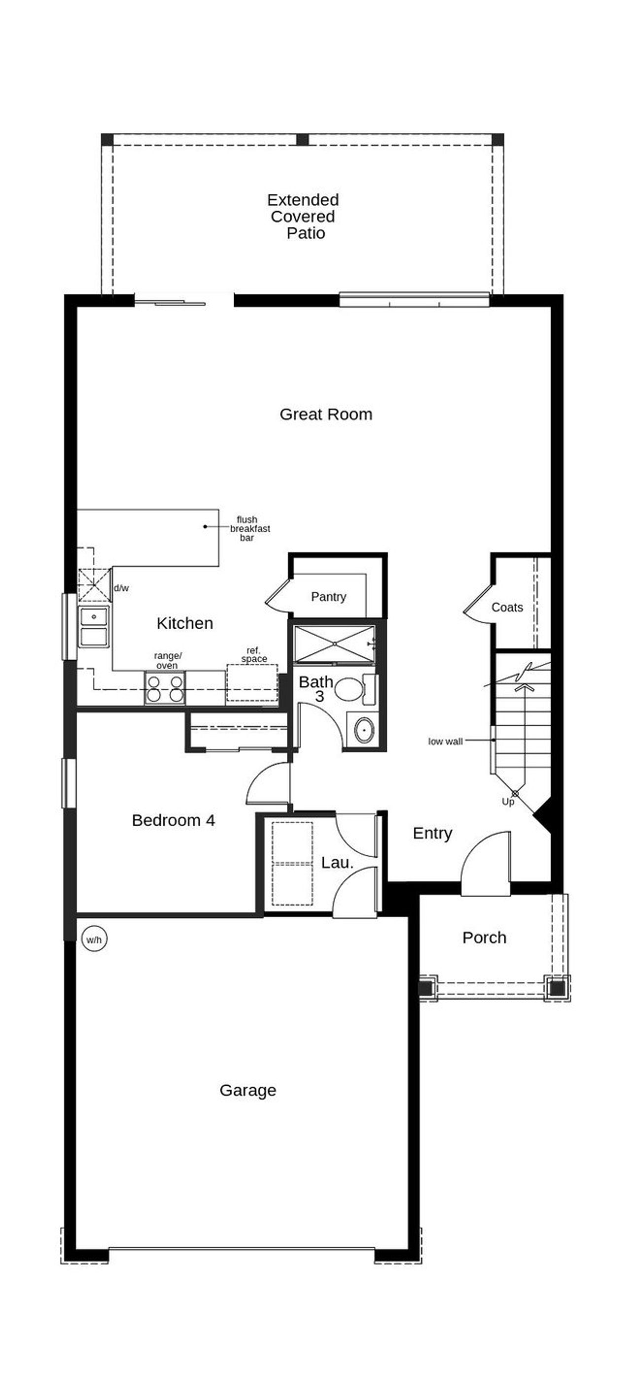 2D floor plan layout of this home in Pepper Grove I, Palmetto, FL (Image 2). 2D floor plan layout of this home in Pepper Grove I, Palmetto, FL (Image 2).