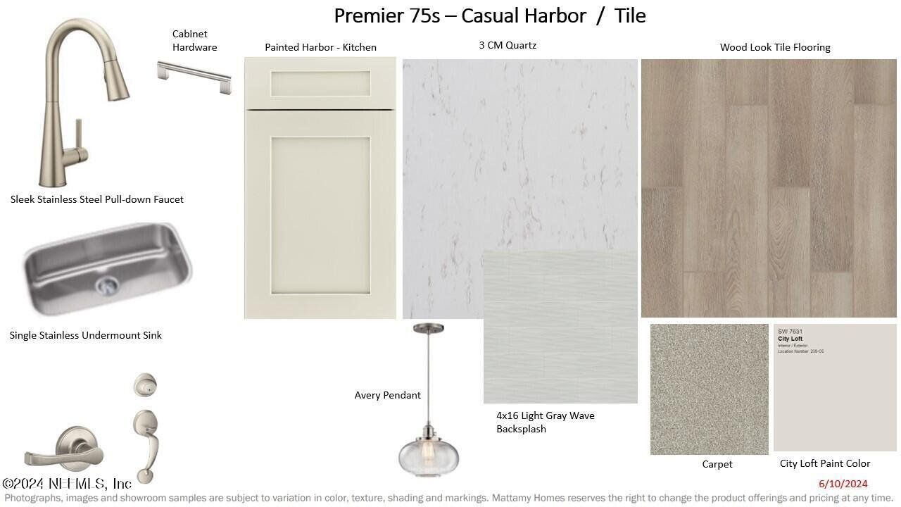 Sample of building materials used in homes in RiverTown - Vista, St. Johns (Image 2).