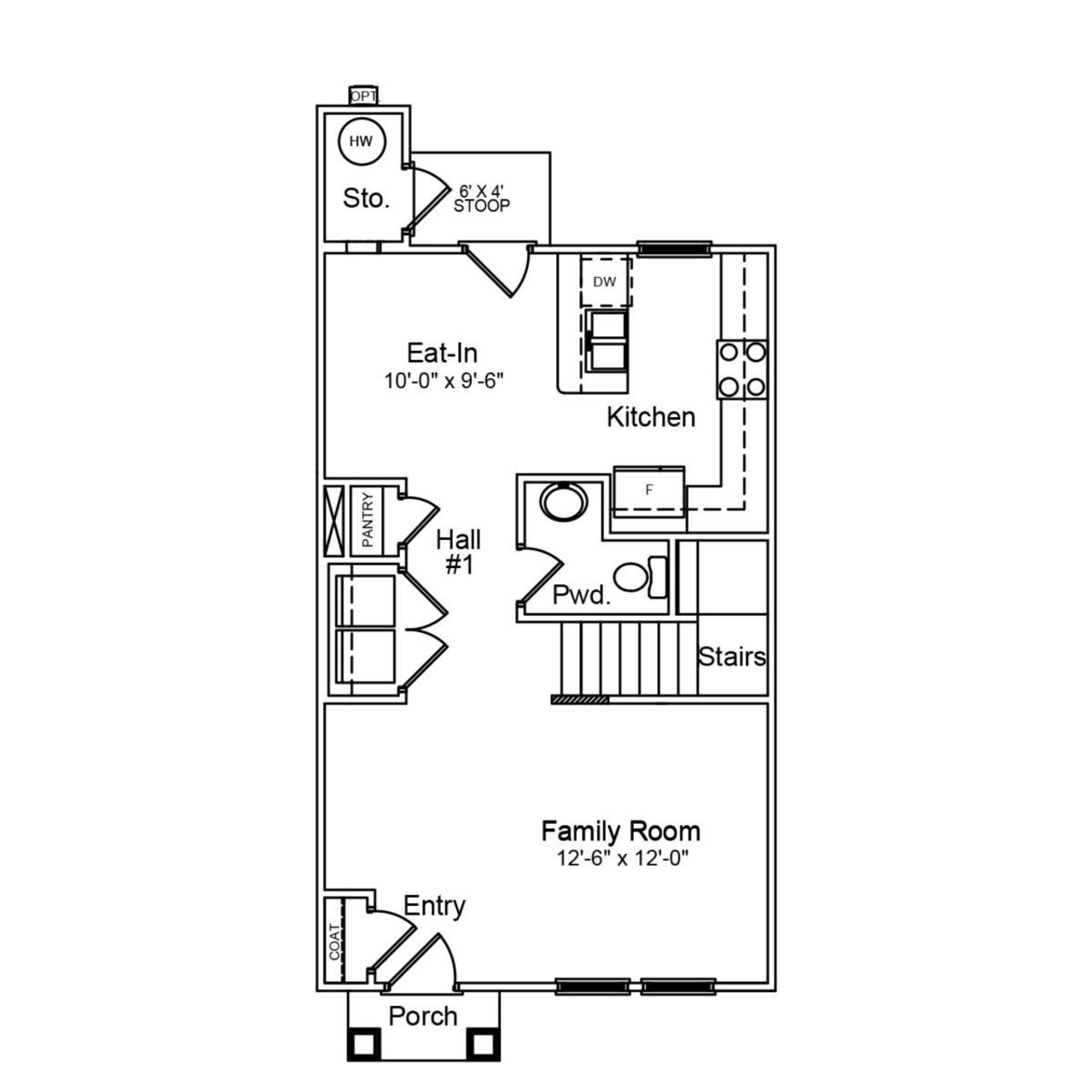 2D floor plan layout of this home in Haynes Park, Columbia, SC (Image 2).