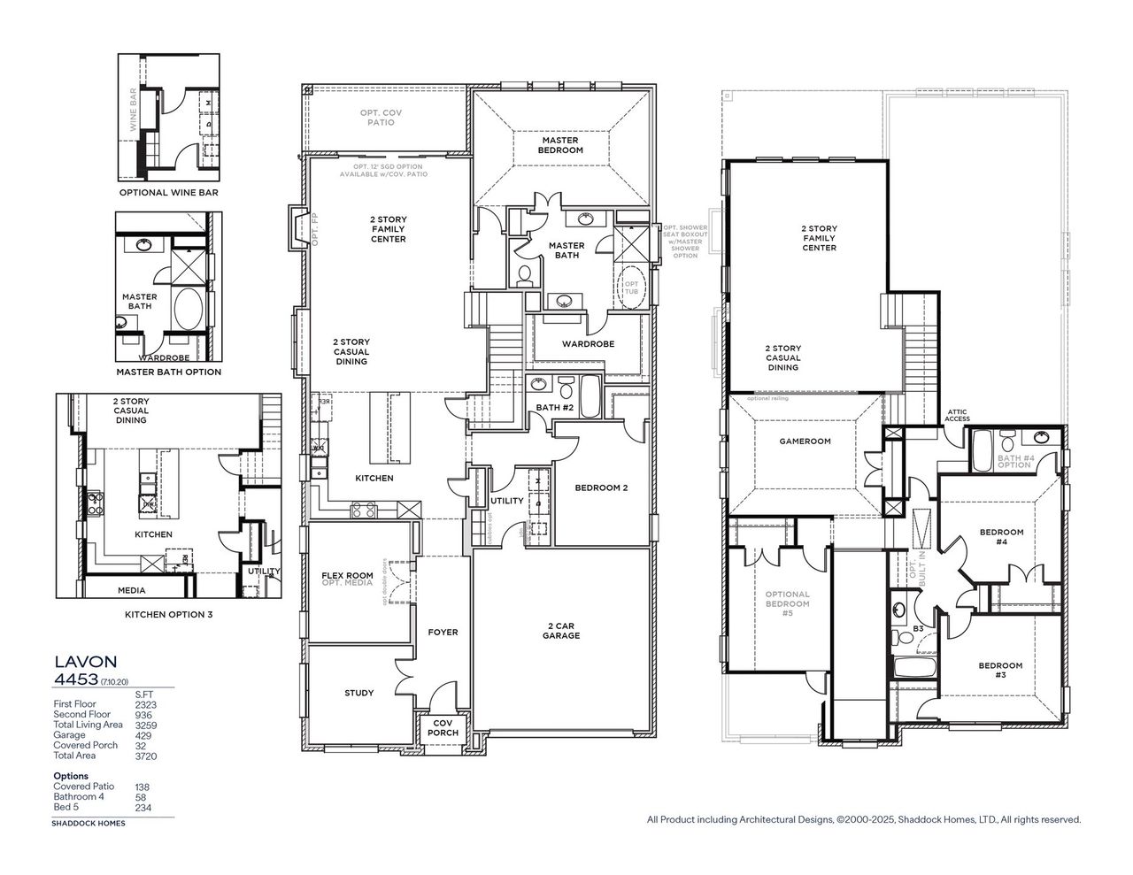 2D floor plan layout of this home in Tavolo Park, Fort Worth, TX (Image 2).