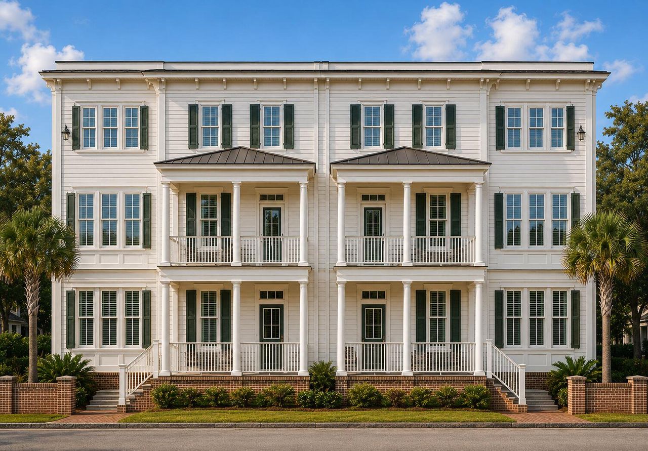 Front exterior of a new home in , Beaufort, SC, highlighting curb appeal (Image 2). Front exterior of a new home in , Beaufort, SC, highlighting curb appeal (Image 2).