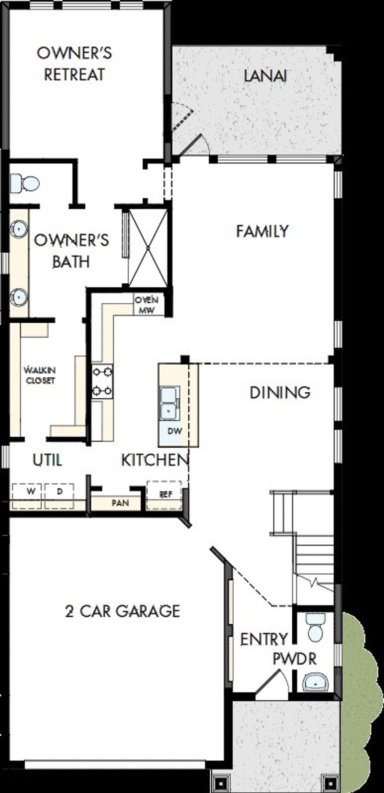2D floor plan layout of this home in Vistera of Venice – Garden Series, Nokomis, FL (Image 2). 2D floor plan layout of this home in Vistera of Venice – Garden Series, Nokomis, FL (Image 2).
