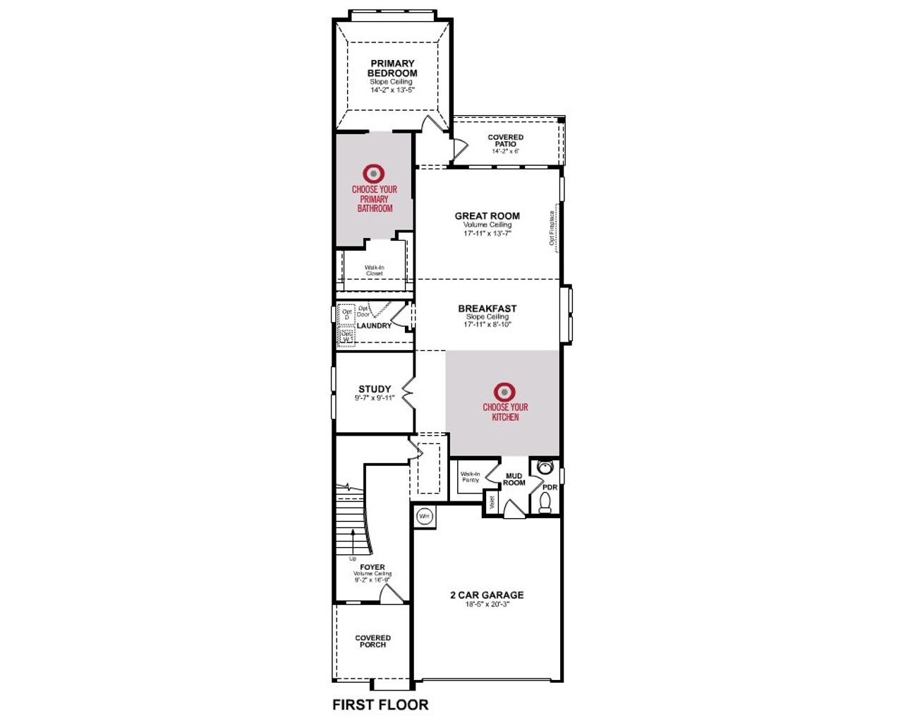 2D floor plan layout of this home in Jordan Ranch, Katy, TX (Image 2).