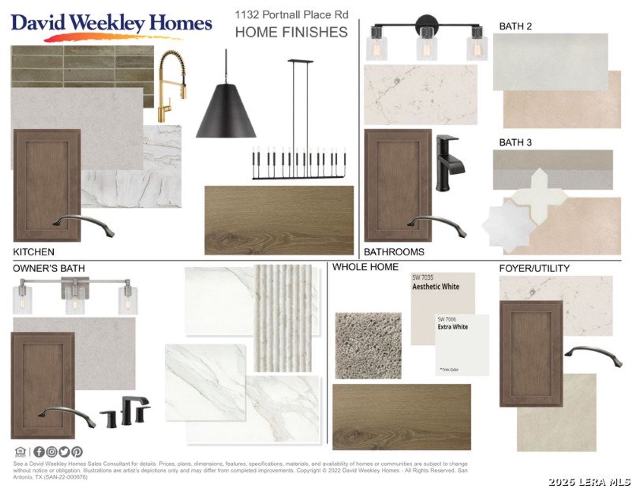 Sample of building materials used in homes in , Bulverde (Image 2).