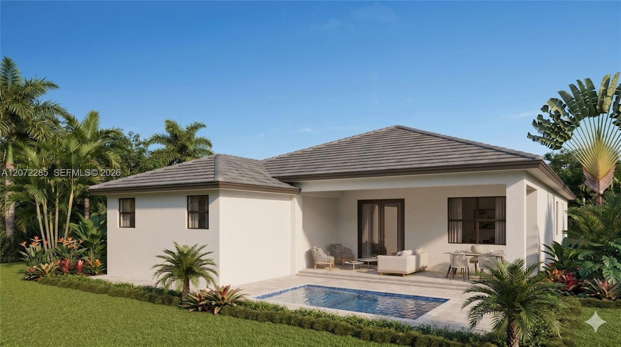 Exterior details and patio area of a home in , Homestead (Image 2).