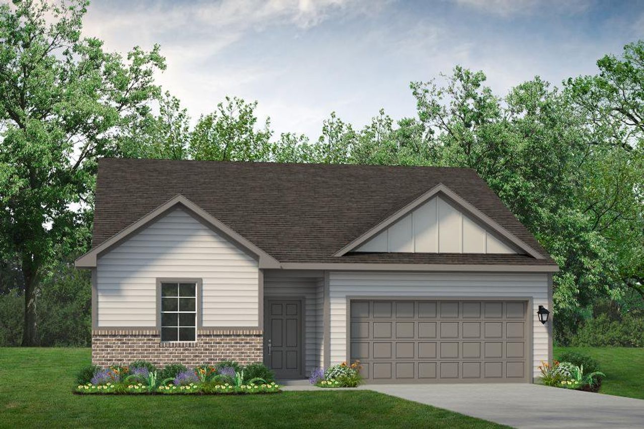 Representative exterior photo of a completed home built from the Dalton by UnionMain Homes in Three Rivers, Rome, GA (Image 2).