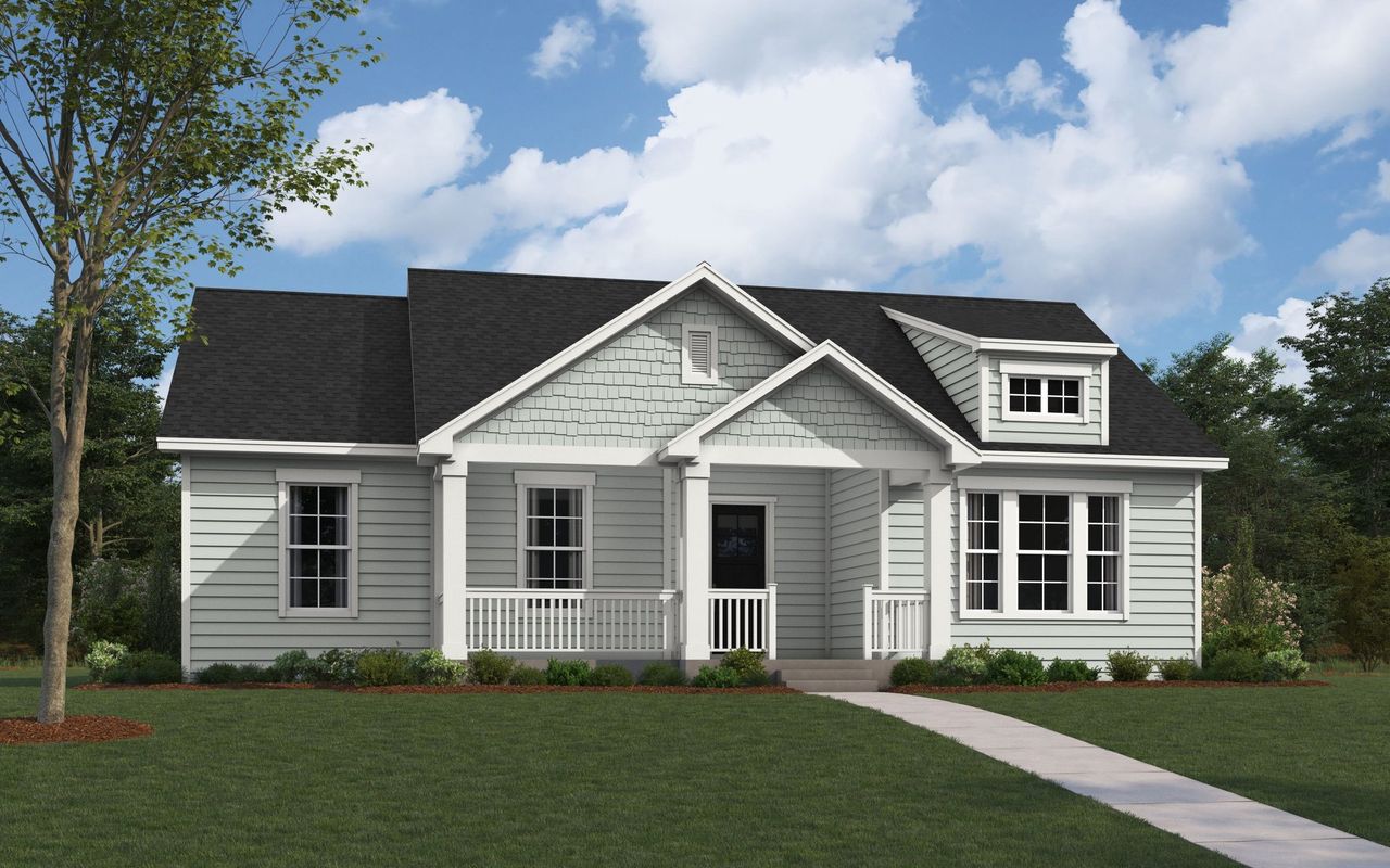 Representative exterior photo of a completed home built from the The Cisco by William Ryan Homes in MidTowne, Midlothian, TX (Image 2).