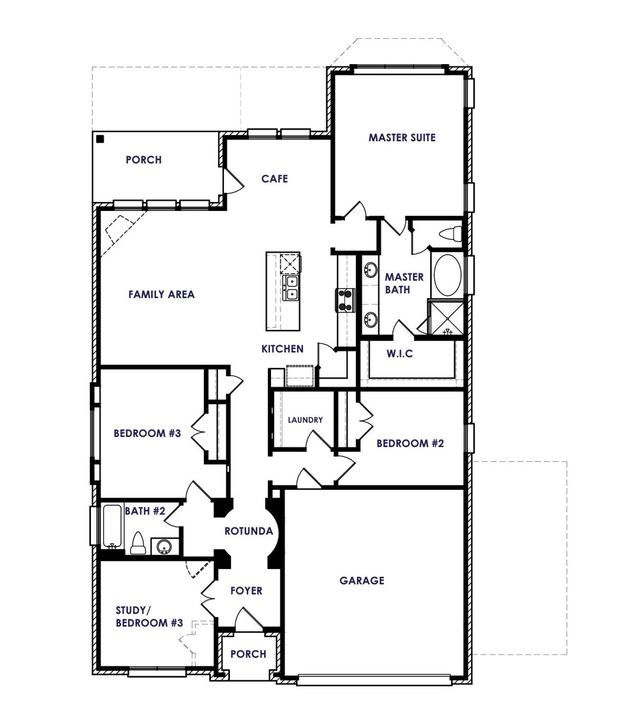 2D floor plan layout for the Kenilworth by Astoria Homes in Mercer Meadows, Royse City, TX (Image 2). 2D floor plan layout for the Kenilworth by Astoria Homes in Mercer Meadows, Royse City, TX (Image 2).