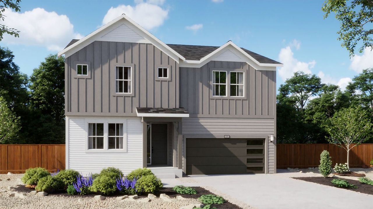 Representative exterior photo of a completed home built from the 4007 by Risewell Homes in The Manors Collection at Golden Overlook, Golden, CO (Image 2).