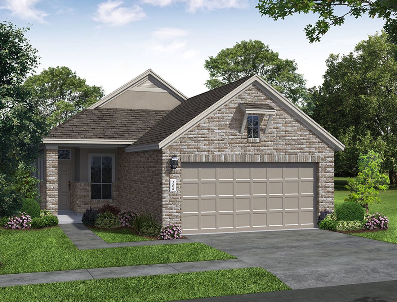Representative exterior photo of a completed home built from the The Camden by McKinley Homes in Anderson Lake, Houston, TX (Image 2).