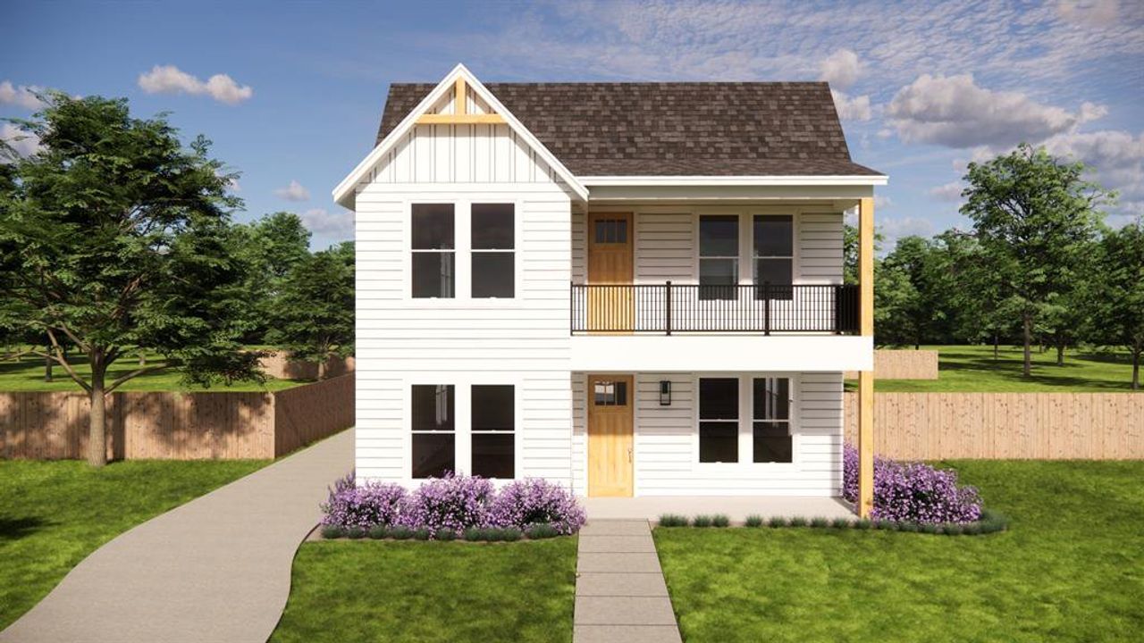 Front exterior of a new home in , Waco, TX, highlighting curb appeal (Image 2).