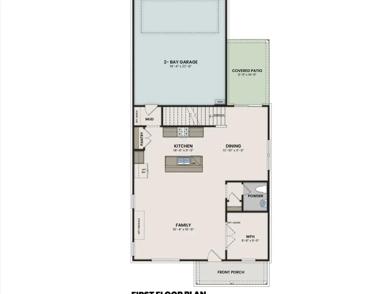 2D floor plan layout of this home in Bradshaw Farms, Mount Juliet, TN (Image 2).