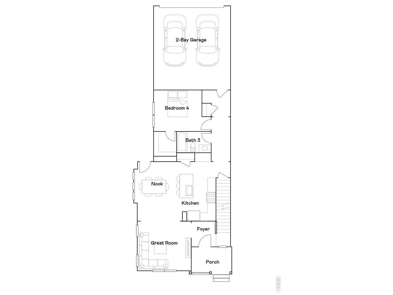 2D floor plan layout of this home in Timber Lark, Fort Collins, CO (Image 2). 2D floor plan layout of this home in Timber Lark, Fort Collins, CO (Image 2).