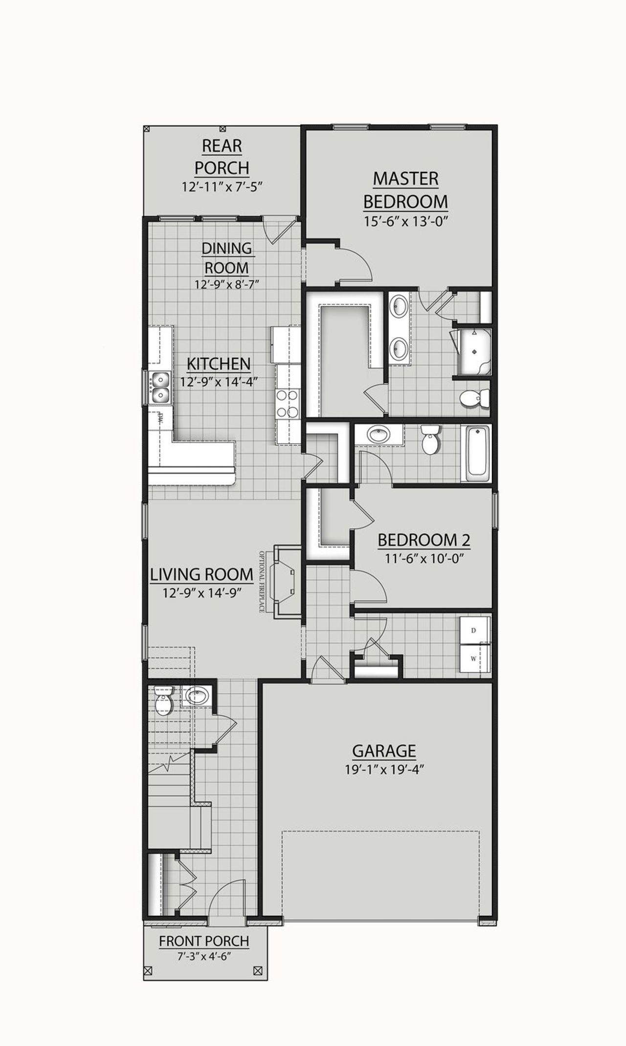 2D floor plan layout for the Barberton II T by DSLD Homes in Mostyn Springs, Magnolia, TX (Image 2). 2D floor plan layout for the Barberton II T by DSLD Homes in Mostyn Springs, Magnolia, TX (Image 2).