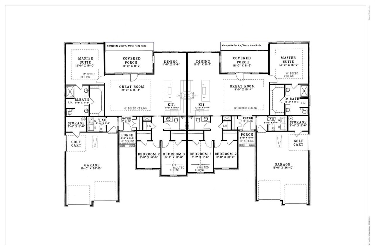 2D floor plan layout of this home in , Hickory, NC (Image 2).