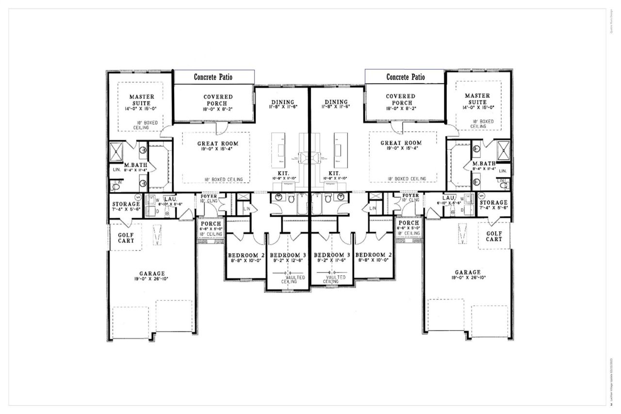 2D floor plan layout of this home in , Hickory, NC (Image 2).