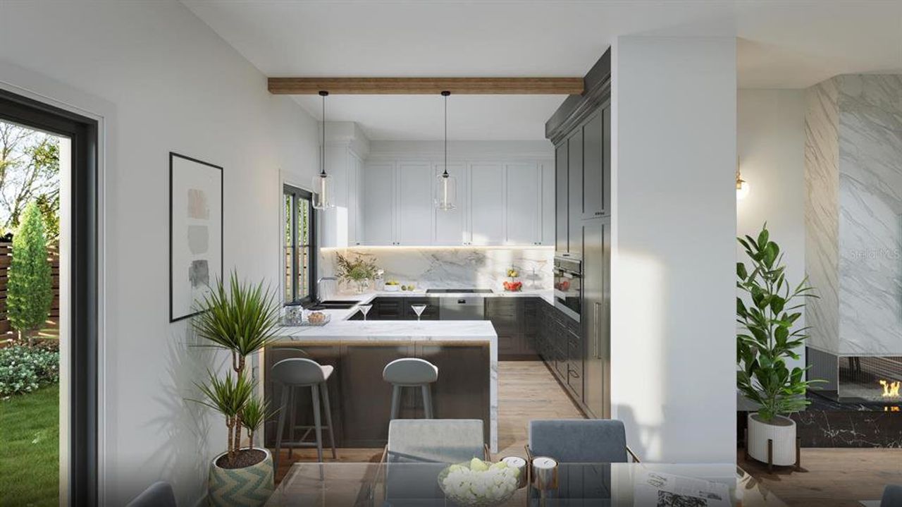 Furnished interior view inside a new home in , Eustis (Image 2).