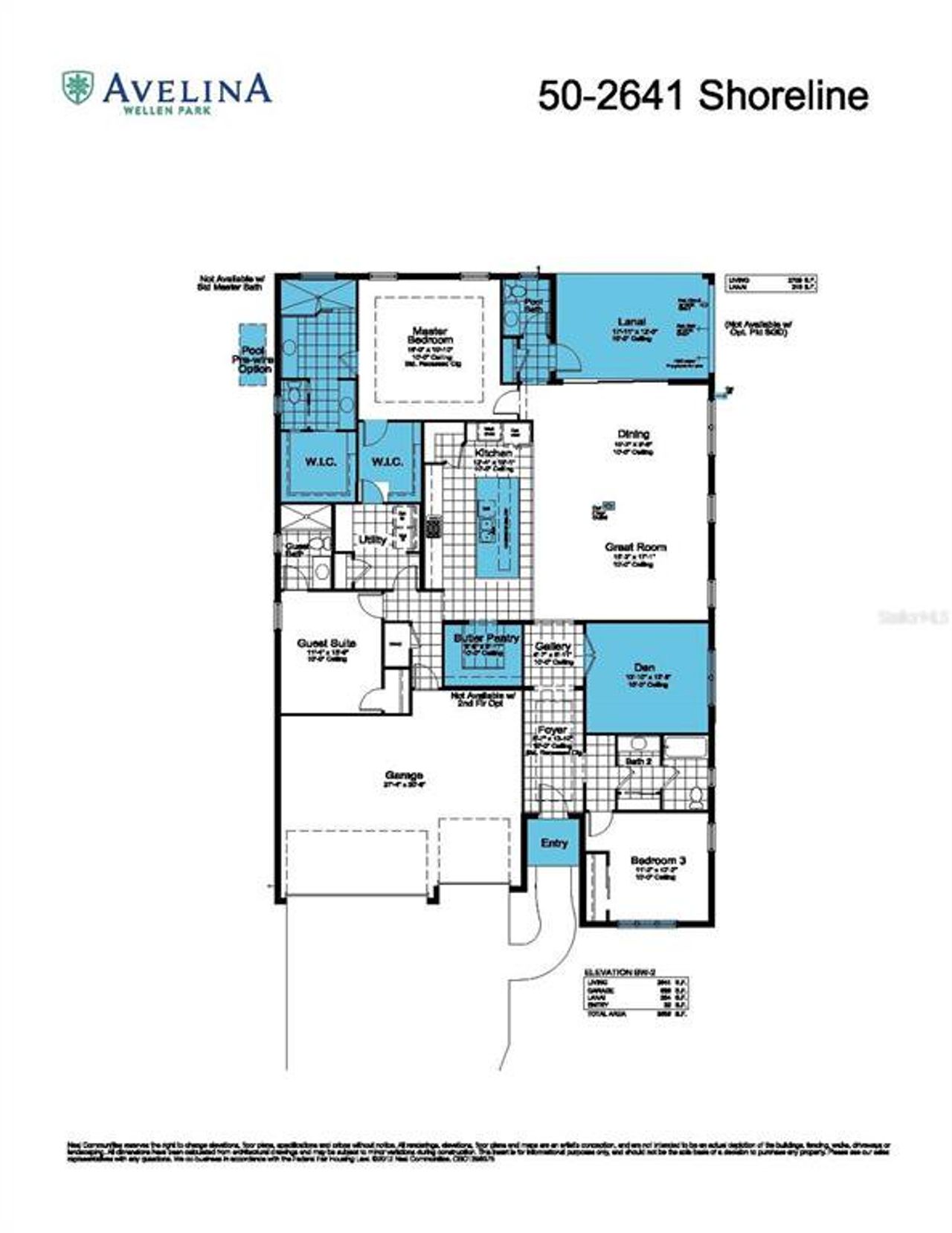 2D floor plan layout of this home in , Venice, FL (Image 2).
