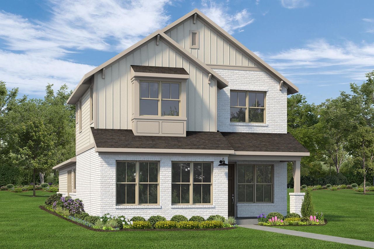Representative exterior photo of a completed home built from the The Rowling by Autograph Homes in Riceland, Mont Belvieu, TX (Image 2).