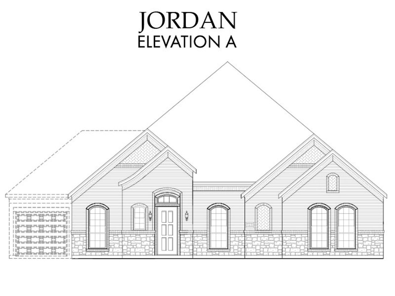 Representative rendering of the exterior for the Jordan by Windsor Homes (Image 2). Representative rendering of the exterior for the Jordan by Windsor Homes (Image 2).