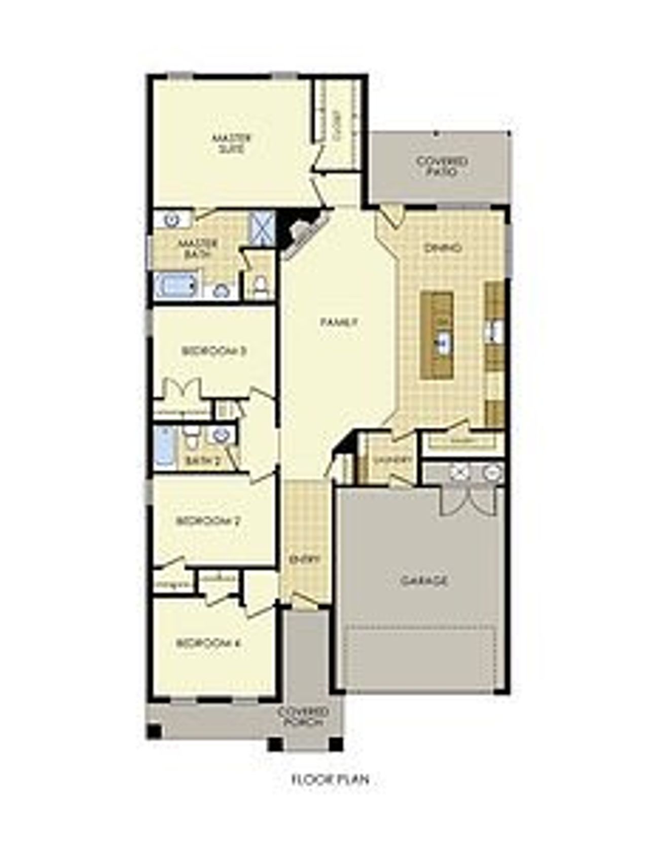2D floor plan layout for the The Lipizzaner by Wyldewood Homes in Washington Meadows, Sherman, TX (Image 2). 2D floor plan layout for the The Lipizzaner by Wyldewood Homes in Washington Meadows, Sherman, TX (Image 2).