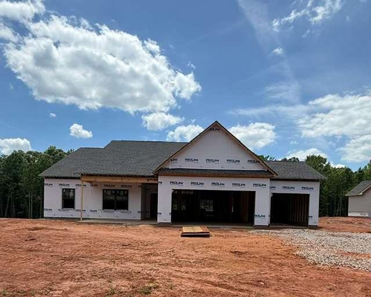 In-progress construction of a new home in Weslyn Park, Social Circle, GA (Image 2). In-progress construction of a new home in Weslyn Park, Social Circle, GA (Image 2).