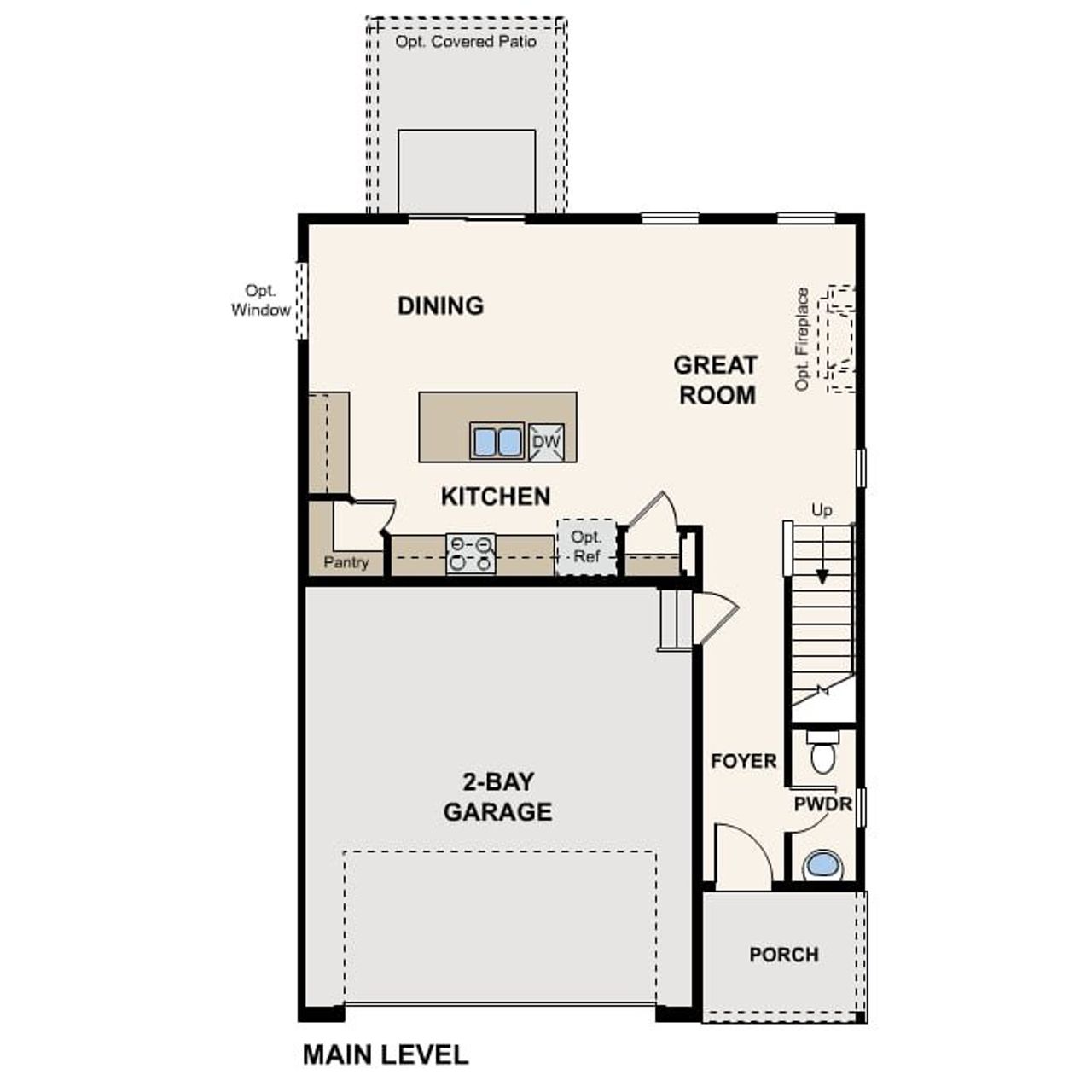 2D floor plan layout of this home in Legato, Commerce City, CO (Image 2). 2D floor plan layout of this home in Legato, Commerce City, CO (Image 2).
