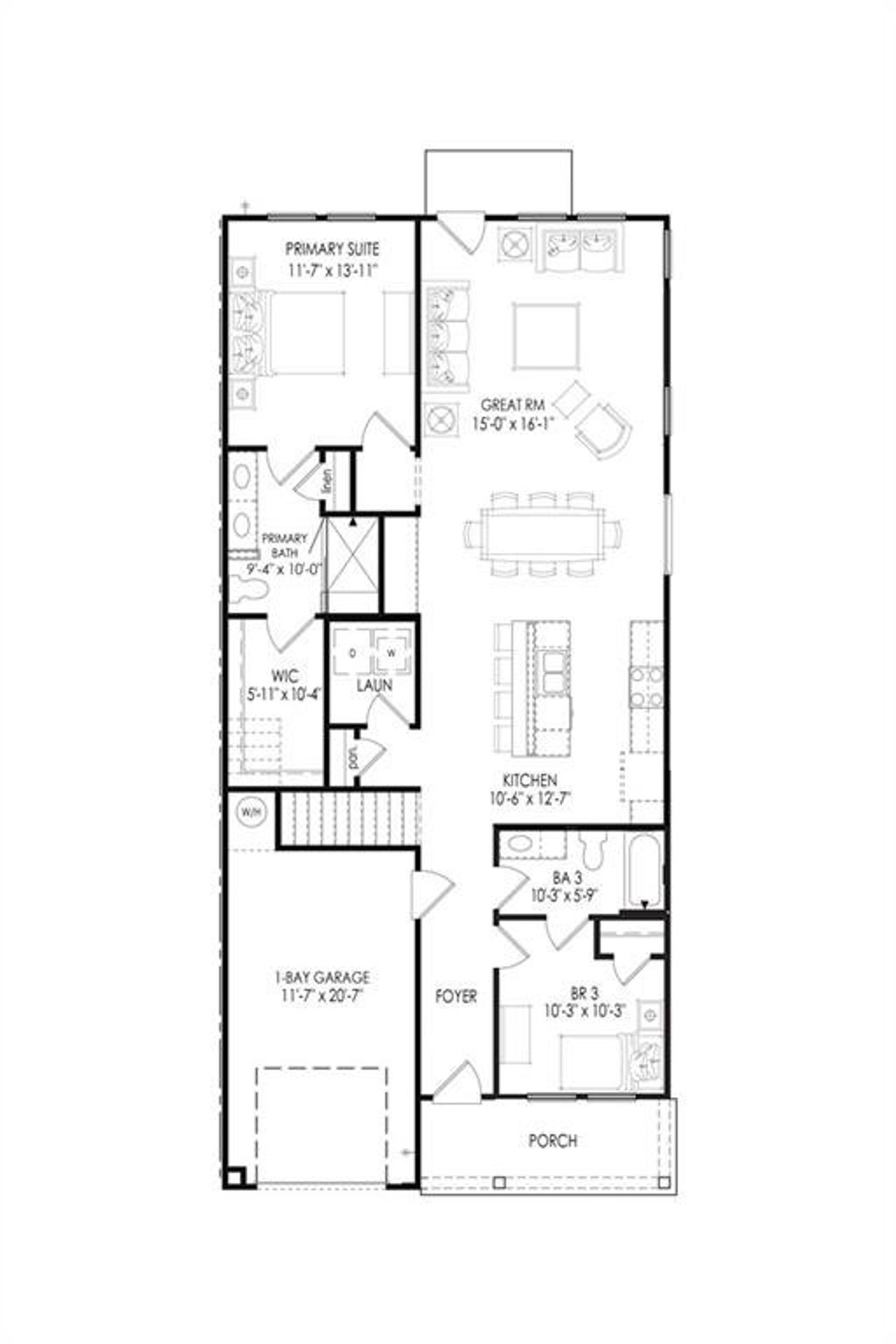 2D floor plan layout of this home in , Cartersville, GA (Image 2). 2D floor plan layout of this home in , Cartersville, GA (Image 2).
