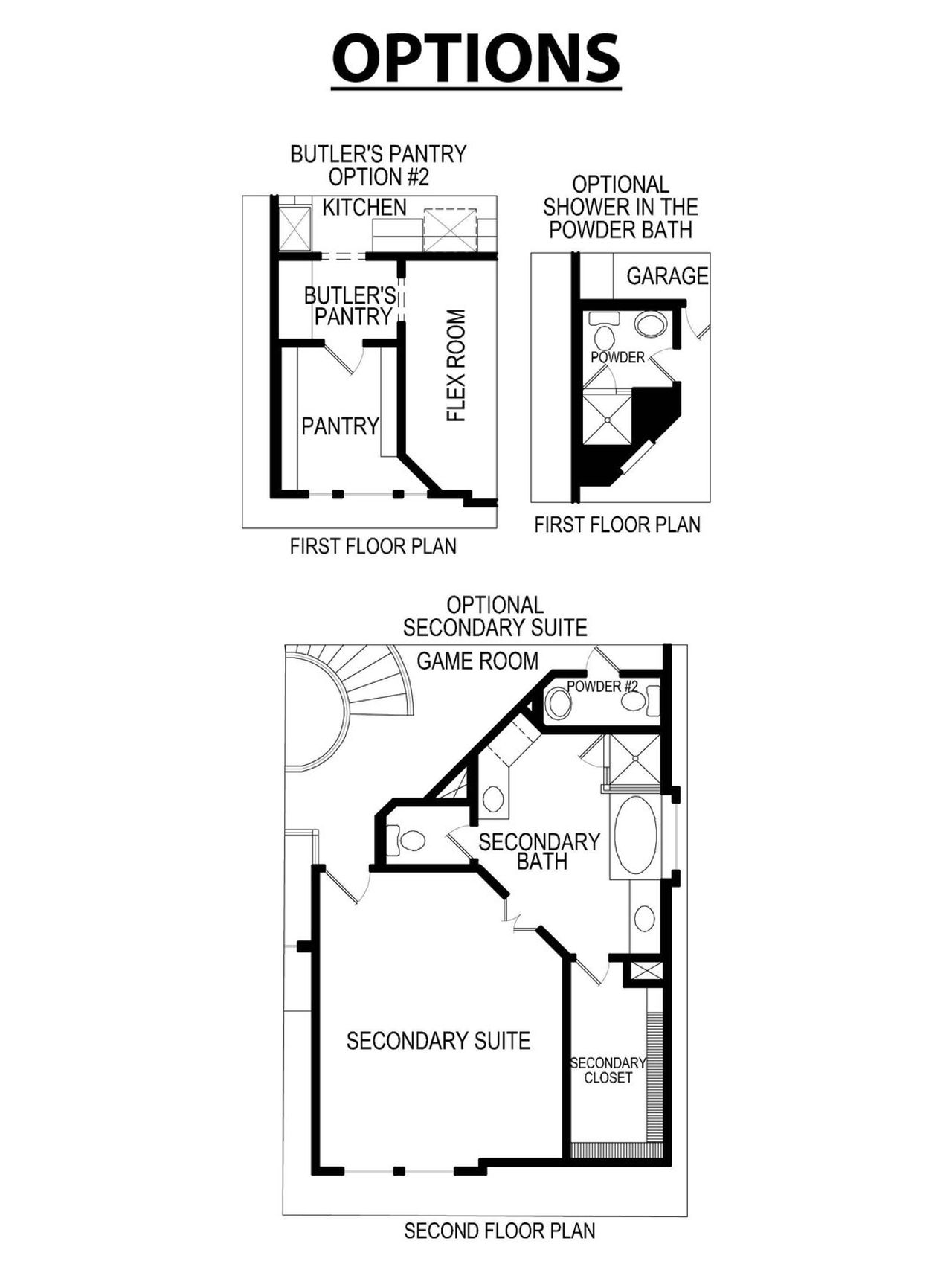 2D floor plan layout of this home in Summit Parks, DeSoto, TX (Image 2).