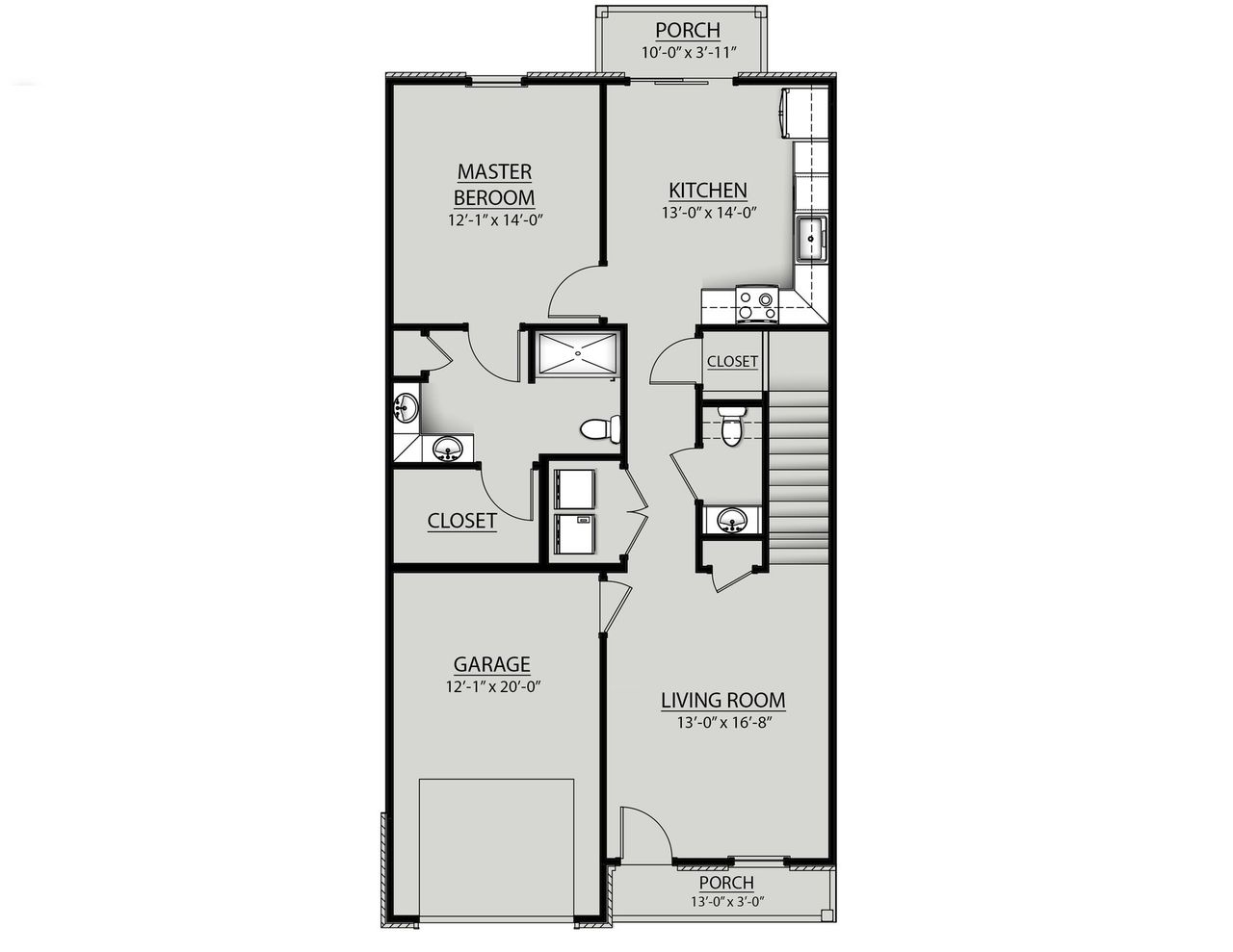2D floor plan layout of this home in Saddlebrook, Murfreesboro, TN (Image 2). 2D floor plan layout of this home in Saddlebrook, Murfreesboro, TN (Image 2).