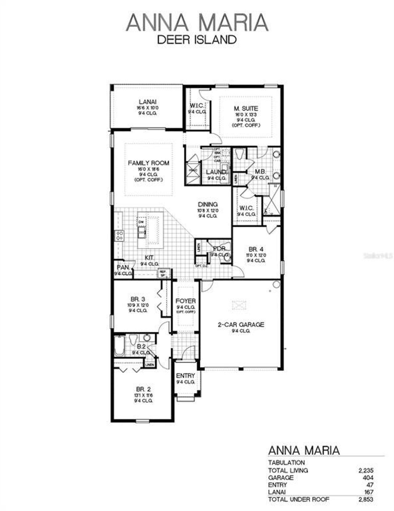 2D floor plan layout of this home in Hills of Minneola, Minneola, FL (Image 2). 2D floor plan layout of this home in Hills of Minneola, Minneola, FL (Image 2).