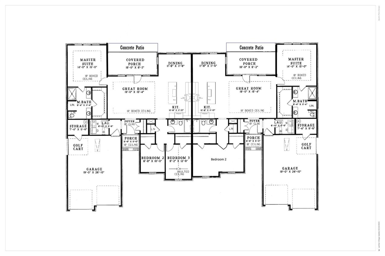 2D floor plan layout of this home in , Hickory, NC (Image 2).