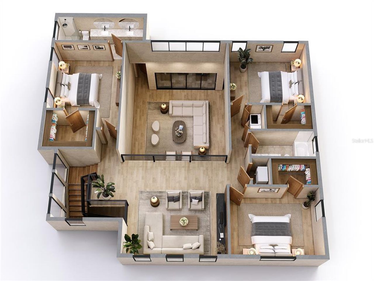 2D floor plan layout of this home in , Sarasota, FL (Image 2). 2D floor plan layout of this home in , Sarasota, FL (Image 2).