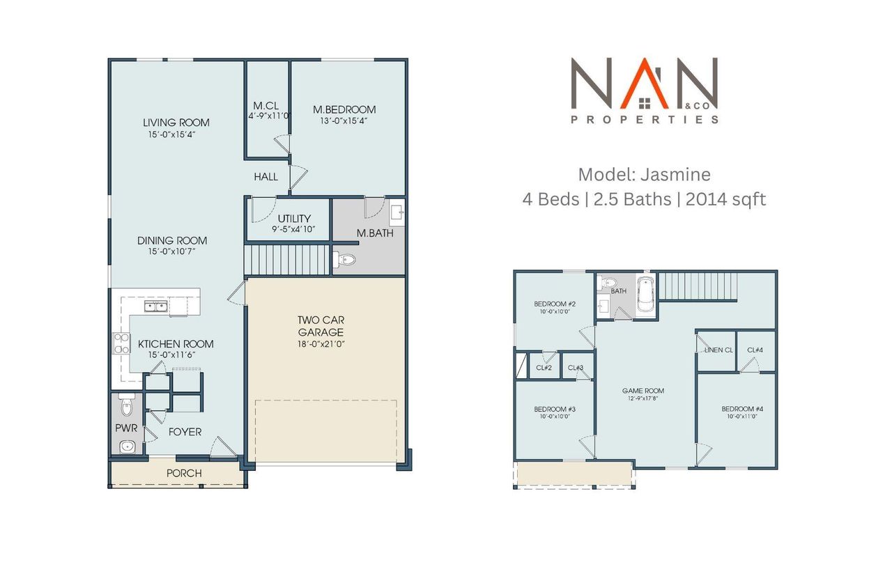 The Jasmine 2-Story — Designed for Comfort, Built to Impress