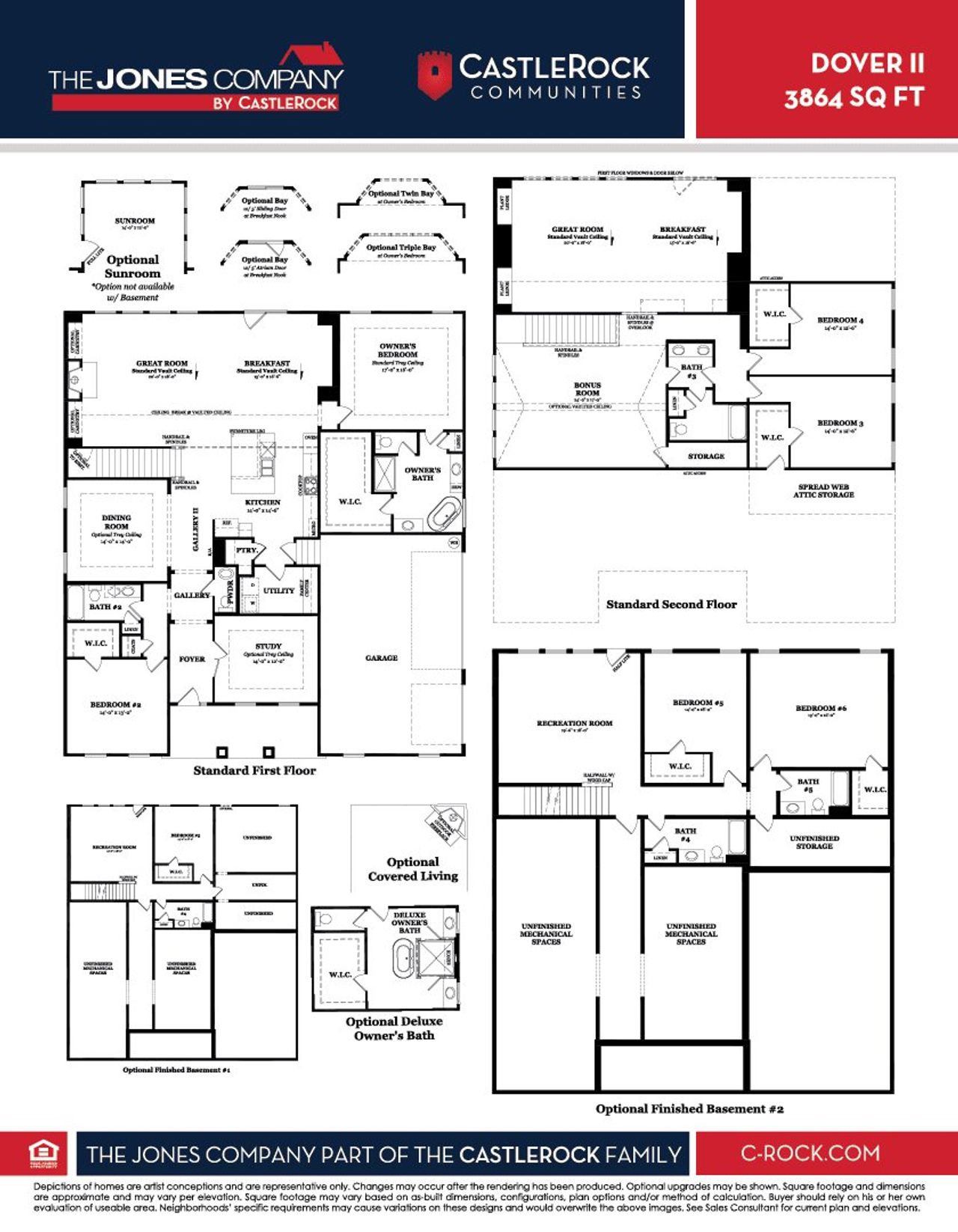 2D floor plan layout of this home in Belvoir, Fairview, TN (Image 2).